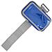 Fascia Sportiva Smartphone Touch Braccio O Avambraccio Tasca Con Zip Blu - Foto miniatura 4