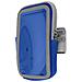 Fascia Sportiva Smartphone Touch Braccio O Avambraccio Tasca Con Zip Blu - Foto miniatura 10