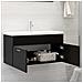 Mobile con Lavabo Integrato Nero in Legno Multistrato - Foto miniatura 4