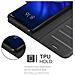 Custodia Compatibile Con Xiaomi Mi 8 Pro In Nero Carbone - Coperchio Protettiva Con Chiusura Magnetica, Funzione Stand E Tasca Per Le Carte - Foto miniatura 5