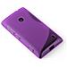 Custodia Compatibile Con Nokia Lumia X In Viola Lilla - Coperchio Protettivo In Silicone Tpu Flessibile - Foto miniatura 2