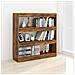 Libreria / divisorio Rovere Fumo 100x30x103 Cm - Foto miniatura 3