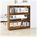 Libreria / divisorio Rovere Fumo 100x30x103 Cm - Foto miniatura 1