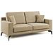 Prestige Divano Moderno In Microfibra T11 Beige - Foto miniatura 9
