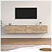 Mobili Parete 2 Pz Rovere Sonoma 100x36,5x35 Cm In Multistrato - Foto miniatura 1
