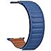 Cinturino 728 Originale Loop Leather Per Apple Watch 1-2-3-4-5-6-7-se 38 40 41mm Blu - Foto miniatura 4