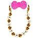 Bracciale Telefono Perle Dorate E Bianche Clip Design Fiocchetto - Foto miniatura 1