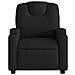 Poltrona Reclinabile In Tessuto Nero - Foto miniatura 3