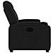 Poltrona Reclinabile In Tessuto Nero - Foto miniatura 5