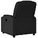 Poltrona Reclinabile In Tessuto Nero - Foto miniatura 6