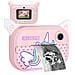 Macchina Fotografica Wi-fi Bambini Istantanea Zoo Family Unicorno, Rosa - Foto miniatura 7