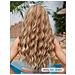 Parrucca Lunga Riccia Con Pizzo Frontale Lightbrown - Foto miniatura 5