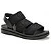 Black Casual Open Sandals Sandali Tessile Scarpe Donna Nero Eu 36, 937118/01-01 - Foto miniatura 1