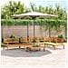 Set Divano Pallet Da Giardino 5 Pz In Legno Massello Di Acacia - Foto miniatura 1