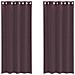 Tende In Voile Con Occhielli 2 Pz Viola 140x245 Cm - Foto miniatura 2