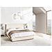 Letto Contenitore Bouclé Lavaur 160 X 200 Cm Beige - Foto miniatura 1