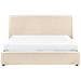 Letto Contenitore Bouclé Lavaur 160 X 200 Cm Beige - Foto miniatura 3
