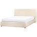 Letto Contenitore Bouclé Lavaur 160 X 200 Cm Beige - Foto miniatura 8