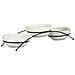 Set 3 Ciotole Rotonde In Porcellana Bianca 350ml C Sopor 38x8x13,7 Cm. Colore Bianco - Foto miniatura 1