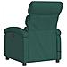 Poltrona Massaggiante Reclinabile Elettrica Verde Scuro Tessuto - Foto miniatura 5