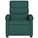 Poltrona Massaggiante Reclinabile Elettrica Verde Scuro Tessuto - Foto miniatura 9