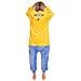 Pigiama Da Donna Tuta Kigurumi Onesie Costume Minion Giallo 175-185 Xl - Foto miniatura 5