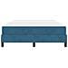 Letto box spring con materasso Blu Scuro 160 x 200 cm Velluto - Foto miniatura 7