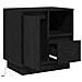Armadio da Notte con cassetto con 2 pcs Nero 50 x 34.5 x 50 cm. - Foto miniatura 7