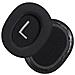Cuscinetti Di Ricambio In Tessuto Ice Silk Nero Compatibili Con Cuffie Bluetooth Qcy H4 - 2 Pezzi - Foto miniatura 2