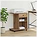 Supporto per Stampante Rovere Artigianale 60 x 40 x 68.5 cm - Foto miniatura 4