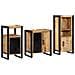 Set di mobili per il bagno 3 pcs Legno di mango massello - Foto miniatura 2