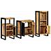 Set di mobili per il bagno 3 pcs Legno di mango massello - Foto miniatura 4