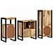 Set di mobili per il bagno 3 pcs Legno di mango massello - Foto miniatura 9
