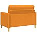 Divano con Storage Giallo Scuro 122 x 78 x 87 cm Poliestere - Foto miniatura 4
