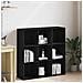 Mobile libreria Rovere Nero 98x29x97,5 cm in Legno Multistrato - Foto miniatura 2