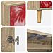 Mobile TV AACHEN 102 x 33 x 50 cm Sonoma Legno ingegnerizzato - Foto miniatura 6