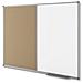 Lavagna combinata Classic sughero / acciaio laccato 900x600 mm - Foto miniatura 2