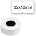 10 rotoli da 1000 etichette 22x12 bianche perm. art. 165 x 200 - Foto miniatura 1