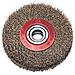 Spazzola a Disco per Smerigliatrice Filo acciao 0,3 mm Ø 200X42 mm Attacco 25 mm - Foto miniatura 4