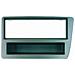 Adattatore autoradio Mascherina cornice con foro ISO colore grigio metallizzato Honda 03308 - Foto miniatura 1