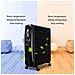 Black Forest 33jif - Safe Heat 2500w Radiatore Portatile A Olio, 13 Elementi Con Tre Regolazioni Termiche E Controllo Termostato. Design Esclusivo. - Foto miniatura 4