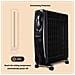 Black Forest 33jif - Safe Heat 2500w Radiatore Portatile A Olio, 13 Elementi Con Tre Regolazioni Termiche E Controllo Termostato. Design Esclusivo. - Foto miniatura 6