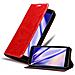 Custodia Compatibile Con Wiko Lenny 5 In Rosso Mela - Coperchio Protettiva Con Chiusura Magnetica, Funzione Stand E Tasca Per Le Carte - Foto miniatura 6