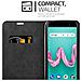 Custodia Compatibile Con Wiko Lenny 5 In Rosso Mela - Coperchio Protettiva Con Chiusura Magnetica, Funzione Stand E Tasca Per Le Carte - Foto miniatura 4