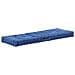 Cuscino Per Pallet E Pavimento In Cotone 120x40x7 Cm Blu Chiaro - Foto miniatura 1