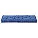Cuscino Per Pallet E Pavimento In Cotone 120x40x7 Cm Blu Chiaro - Foto miniatura 4
