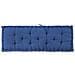 Cuscino Per Pallet E Pavimento In Cotone 120x40x7 Cm Blu Chiaro - Foto miniatura 5