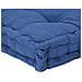Cuscino Per Pallet E Pavimento In Cotone 120x40x7 Cm Blu Chiaro - Foto miniatura 6