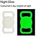 Supporto Apple Airtag Per Collare Di Cane / gatto - Si Illumina Al Buio / verde - Foto miniatura 3