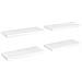 Scaffali a Parete 4 pz Bianco 60x23,5x3,8 cm in MDF - Foto miniatura 1